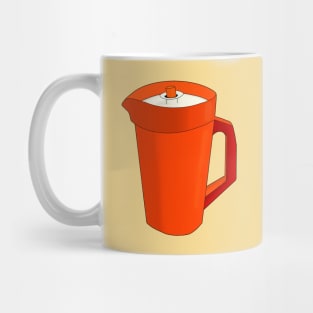 A Plastic Orange Pitcher Mug